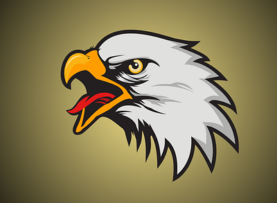 Eagle Portrait Illustration. bird graphic design illustration