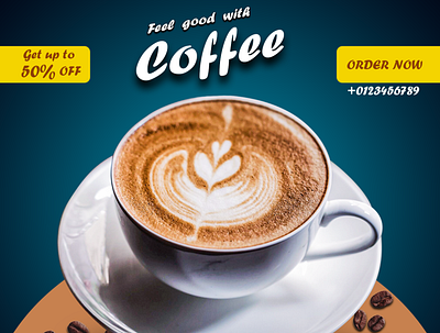 Coffee Social Media Banner banner design graphic design