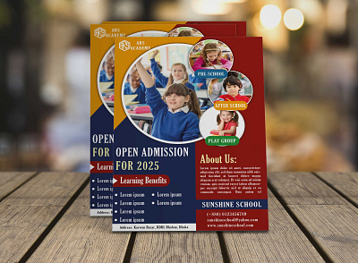 School admission flyer design flyer graphic design