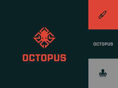 Logo for knife shop  «OCTOPUS»