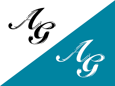 AG Apparel Logo apparel handlettering illustration script typogaphy