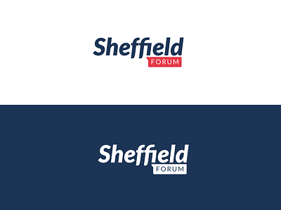 Logo Design and branding for Sheffield's leading Forum. branding design logo