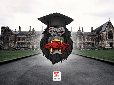 Gorilla University animation design graphic design illustration vector