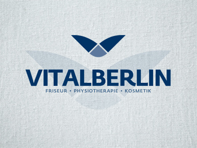 VITALBERLIN brand identity logo logo design symbol vitality wellness