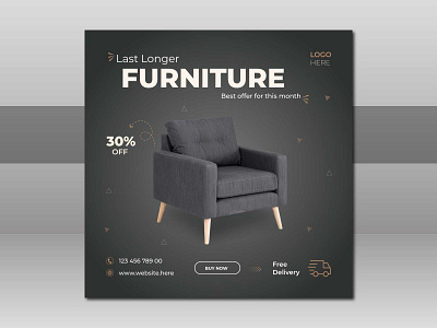 Social media post for Furniture.