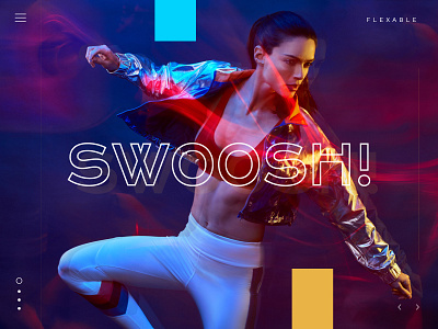 SWOOSH colour digital digital design flexable layout liverpool liverpool designer long exposure menu movement pagination photo photography slider swoosh swooshes typograpy ui desgin web