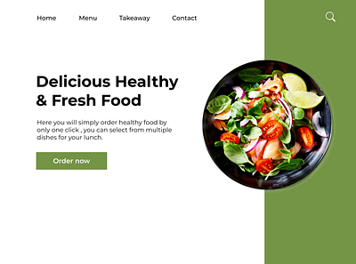 Landing page for a foodie website design figma typography ui ui design ux ux design uxui web design