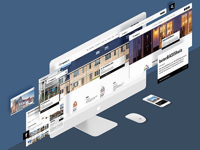 Corporate webdesign for real estate company