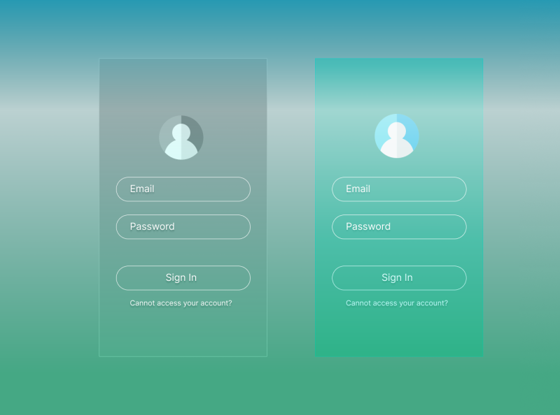 Sign In Page by Rimsha Mukhtar on Dribbble