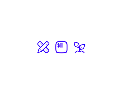 Code & Wander blurple business code design growth icons