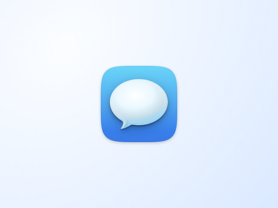 MacOS Messages icon app bigsur icon macos messages