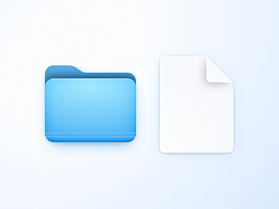 Folder & Paper app bigsur folder folder icon icon macos macos icon paper