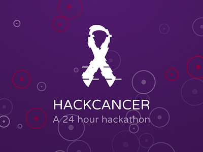 Hack Cancer Branding cancer coming soon hack hackathon purple