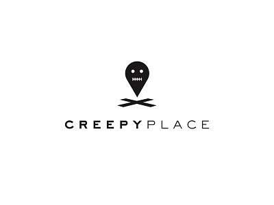 Brand Creepy Place brand branding creepy design logotipo lugares maps miedo