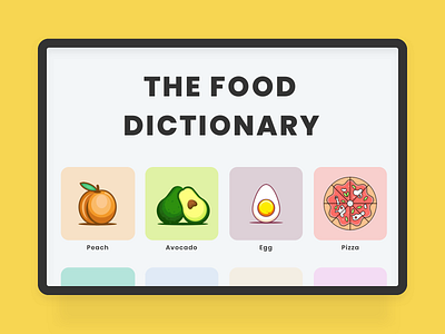 The food dictionary