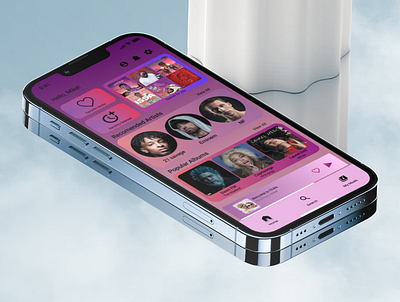 Music app app design graphic design ios mobileapp mucic ui uxui