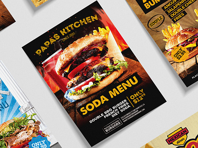 Amazing food flyer templates