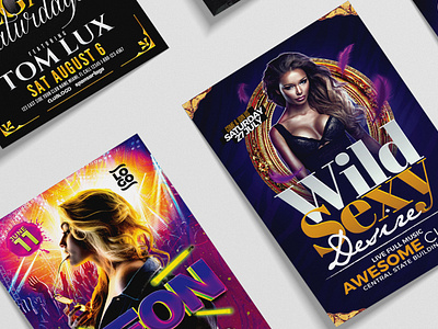 Amazing club and party flyer templates