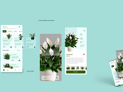 Plant App app branding design graphic design illustration logo typography ui ux vector