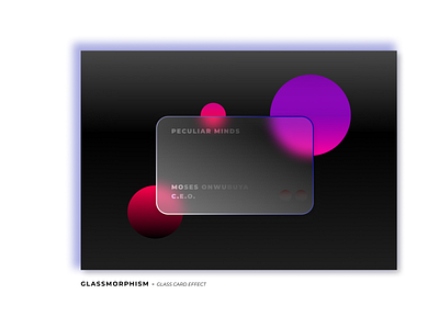 Glass Card Effect app branding design graphic design illustration logo typography ui ux vector