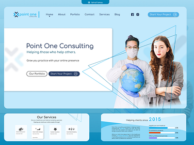 Consultancy Website - Landing Page