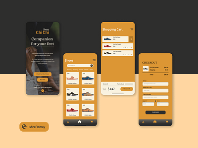 Shoe E-Commerce App Concept aesthetic app app design design interface mobile design ui ui design