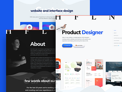 Jay Hafling clean design landing layout minimal page portfolio ui ux web web design webdesign website