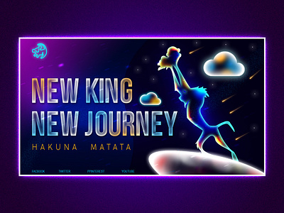 Lion King neon website