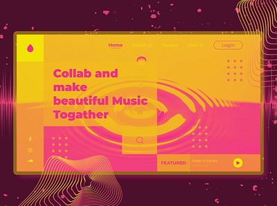 Music Making | Concept clean clean ui music ux web website website concept