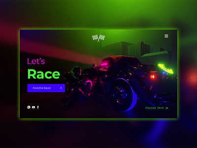 Car Racer Finder | web concept