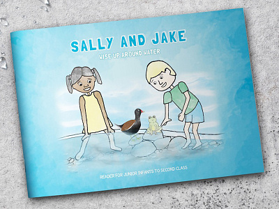 Sally and Jake - Water Safety Book childrens book graphic design illustration water safety