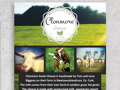 Clonmore Cheese - Flyer