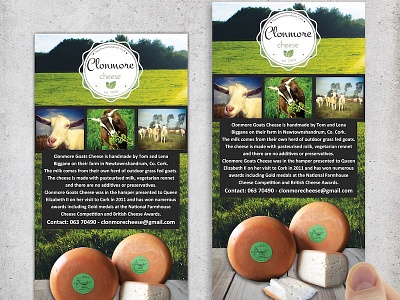 Clonmore Cheese - Flyer - Full View