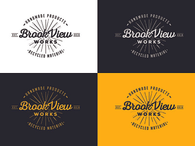 Brookview Logo Design branding illustration logo logo design