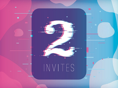 2 Dribbble Invites 2 competition dribbble invitation invite