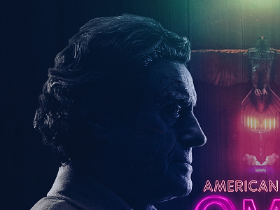 American Gods | Re-PostProduction Alternative Series Poster american gods artwork creative agency design digital artist photomanipulation retoucher retouching