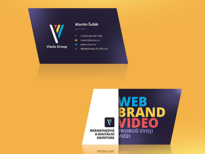 Vizzio Group - Branding & Digital Agency #6 business card colorful design digital agency ui ux vizzio vizzio group webdesign webdesigner