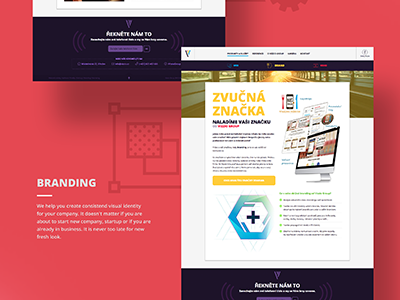 Vizzio Group - Branding & Digital Agency #4 business card colorful design digital agency ui ux vizzio vizzio group webdesign webdesigner