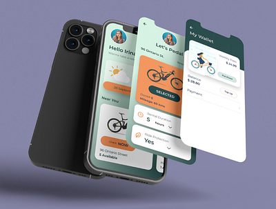 Pedal: UX|UI Design app branding design graphic design ui ux