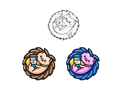 Coffee Hedgehog (variants)