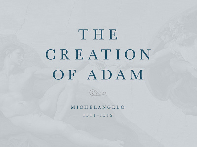 Art Masterpieces: Michelangelo's Creation of Adam