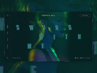 Chrysta Bell website concept