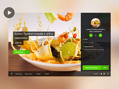 Order flow delivery fast food ios landing mac meals order ordr web