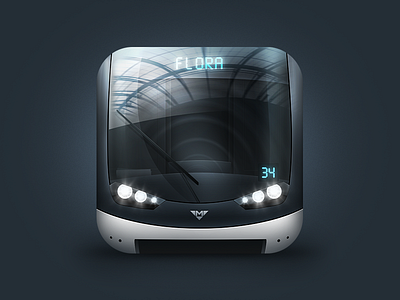 Metrobot 2.0 icon ios metro metrobot pavel prague reflection subway train transit underground zeifart