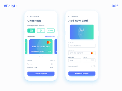 DailyUI_002_Credit card checkout