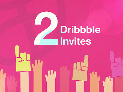 2 dribbble invites