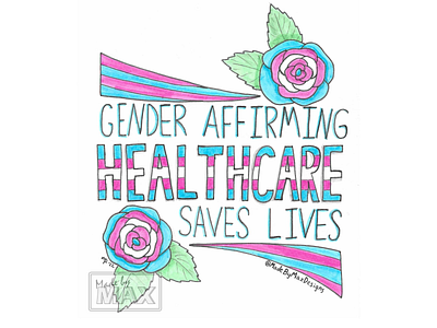 Trans Healthcare Awareness Stickers