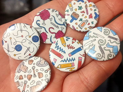 Arts and Craft Doodle Pins