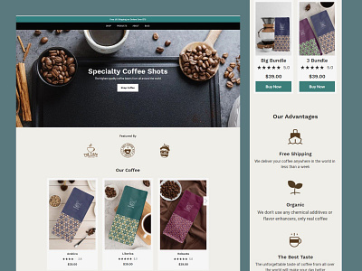 Shopify Lifestyle Brand Homepage