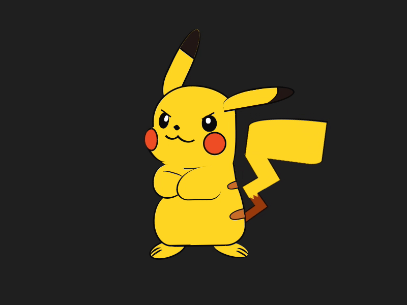 Pikachu pure CSS: \